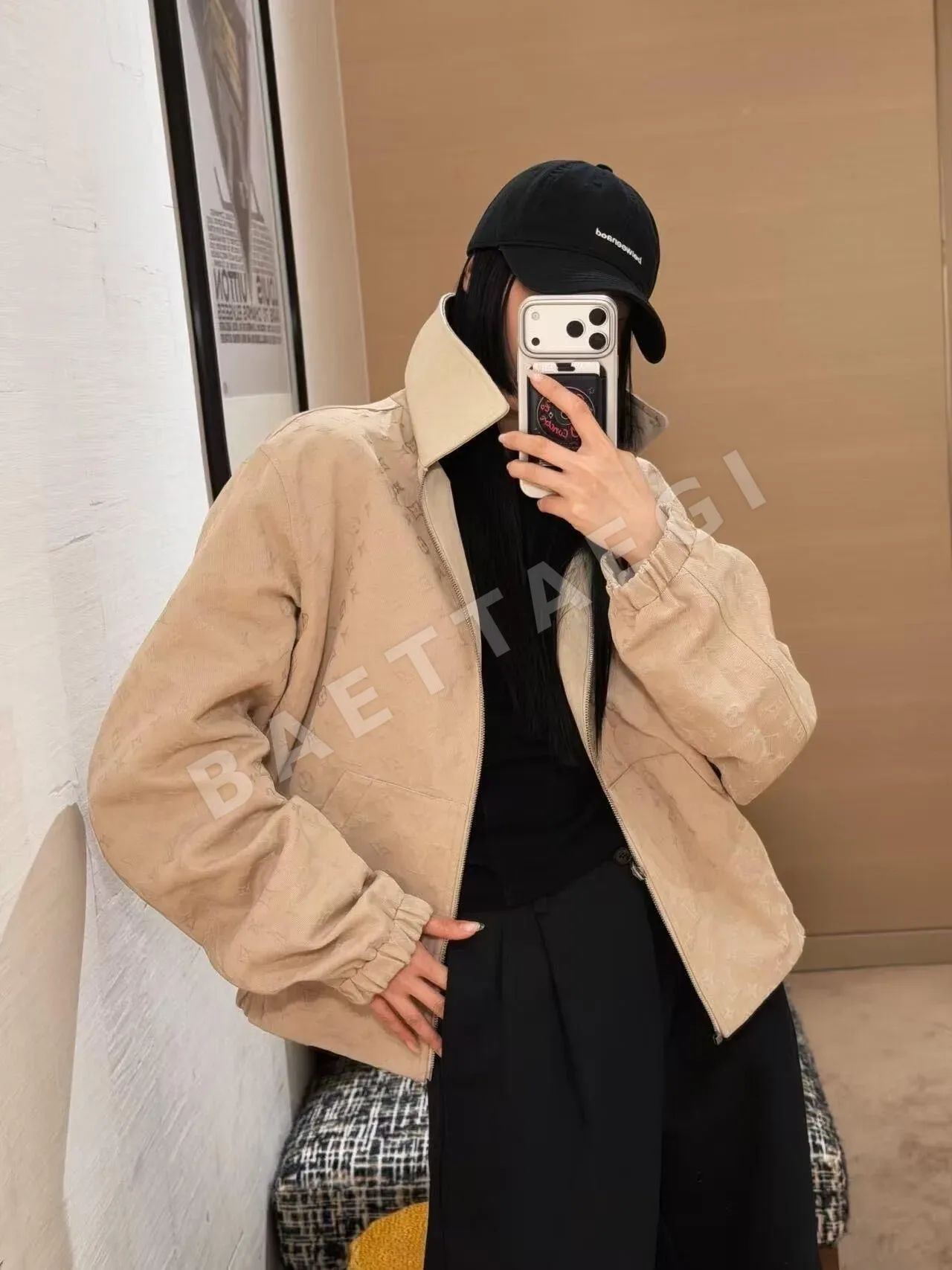 루이비통 리버시블 자카드 남성 자켓 상세 이미지 22