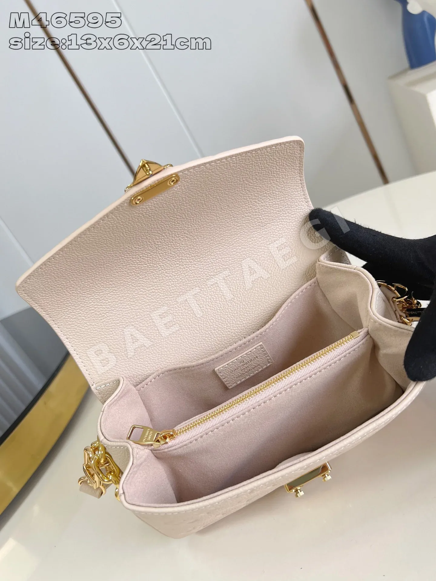 루이비통 M46595 포쉐트 메티스 핸드백 모노그램 앙프렝뜨 에피 상세 이미지 7