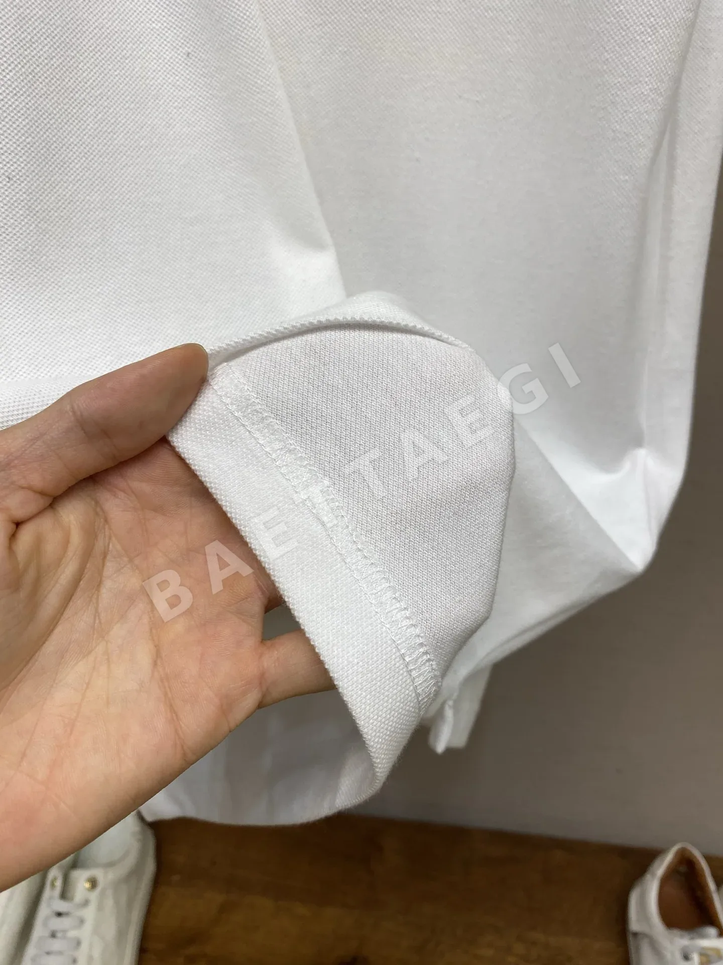 몽클레르 남성 코튼 반팔 폴로셔츠 상세 이미지 8