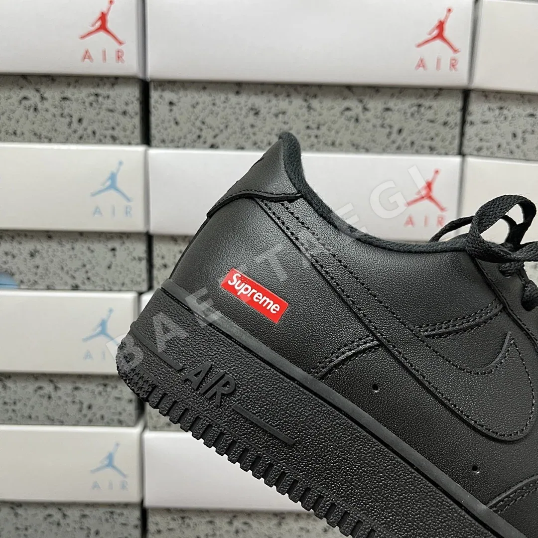나이키 [MAX] 에어 포스 1 로우 CU9225-001 201086 Nike Air Force 1 Low Supreme Black 상세 이미지 6