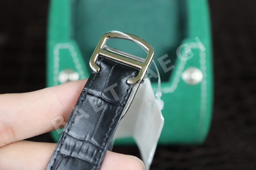 까르띠에 발롱블루 42MM2824 오토매틱 무브먼트 다이아 사파이어 글라스 블루 화이트 스틸밴드 레플리카 42540 Cartier 상세 이미지 7