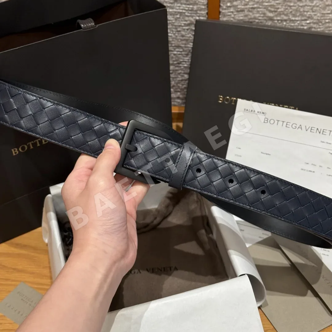 보테가베네타 인트레차토 우븐 소가죽 벨트 상세 이미지 6