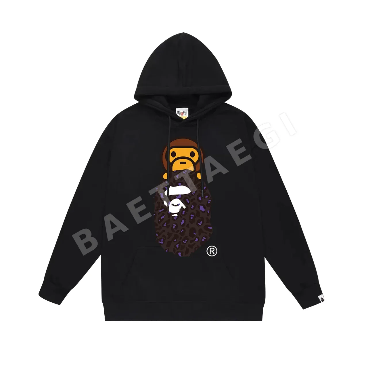 베이프 레오파드 프린트 남성 반팔티 90530
