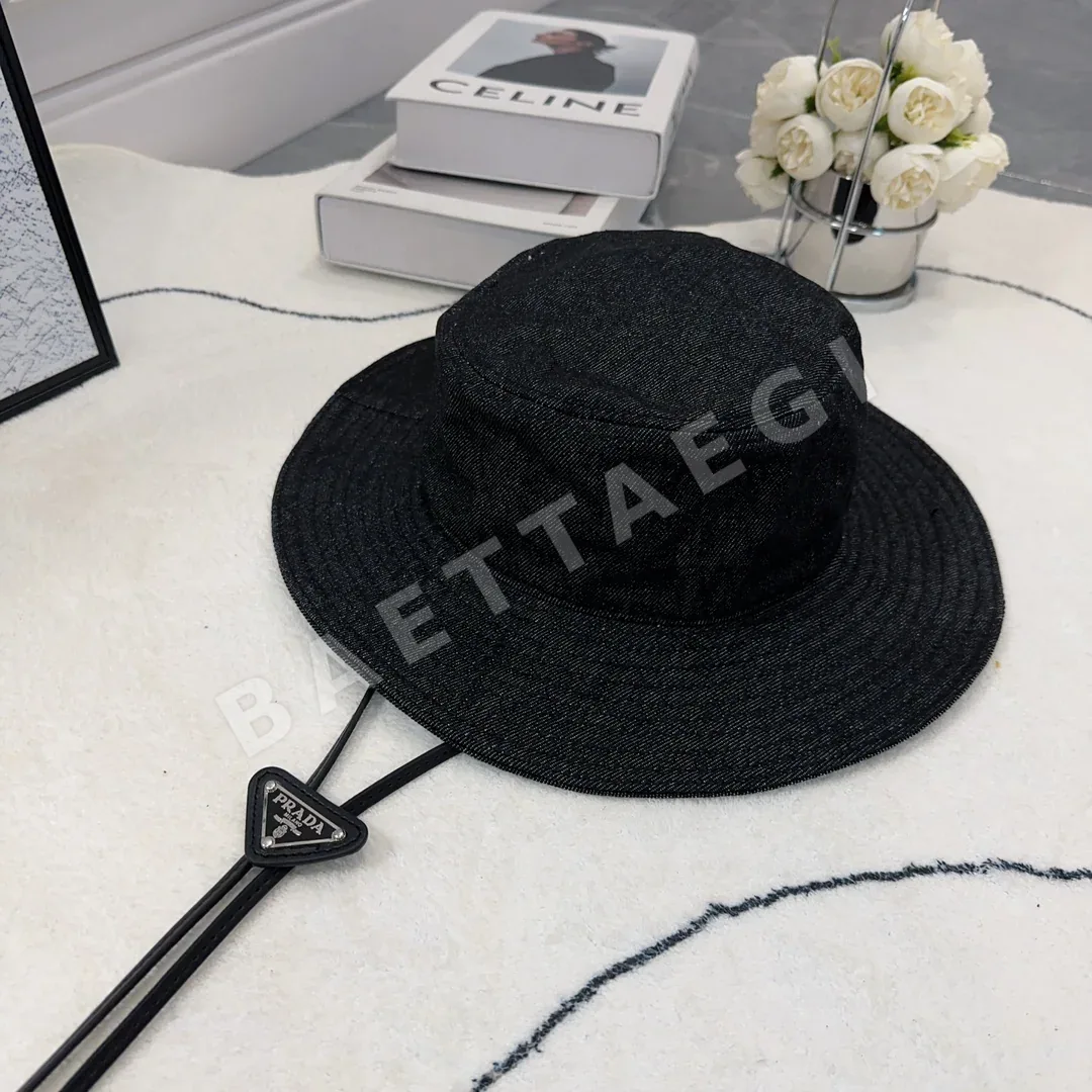 프라다 데님 하이킹 버킷햇 상세 이미지 4