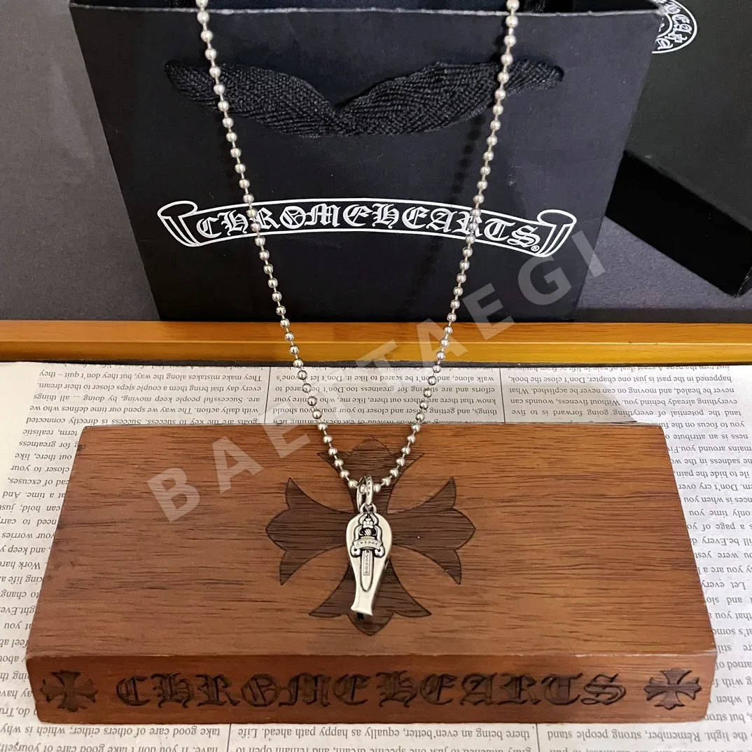 크롬하츠 클래식 빈티지 펄 목걸이 126869