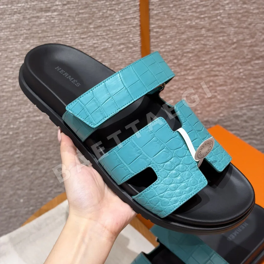 에르메스 악어가죽 시프레 샌들 상세 이미지 4