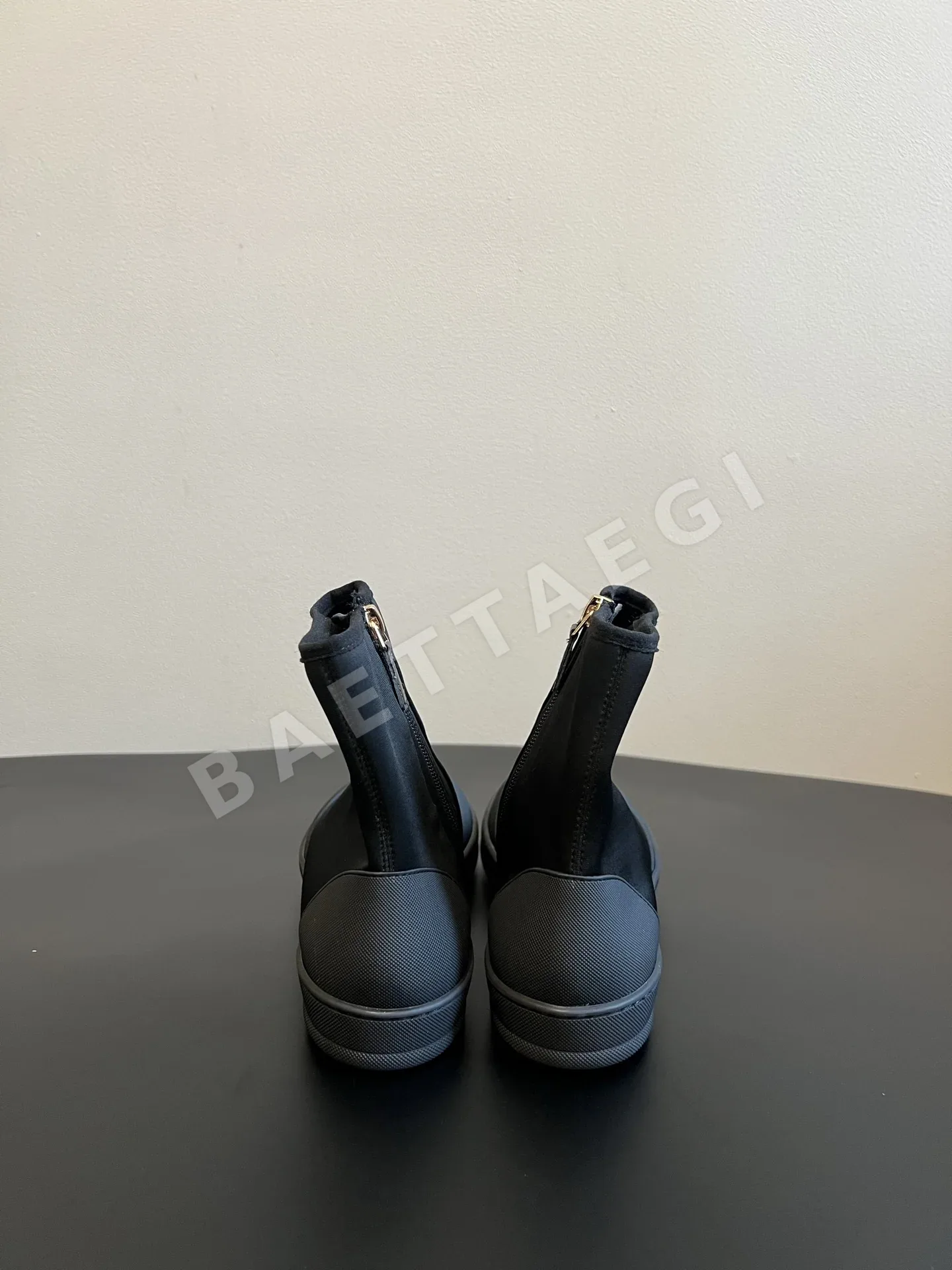 샤넬 컬러 블록 앵클 부츠 상세 이미지 3