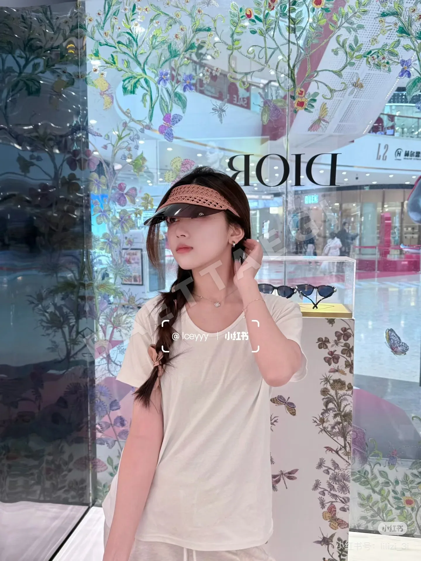 디올 3D 프린트 메시 선햇 모자 상세 이미지 6