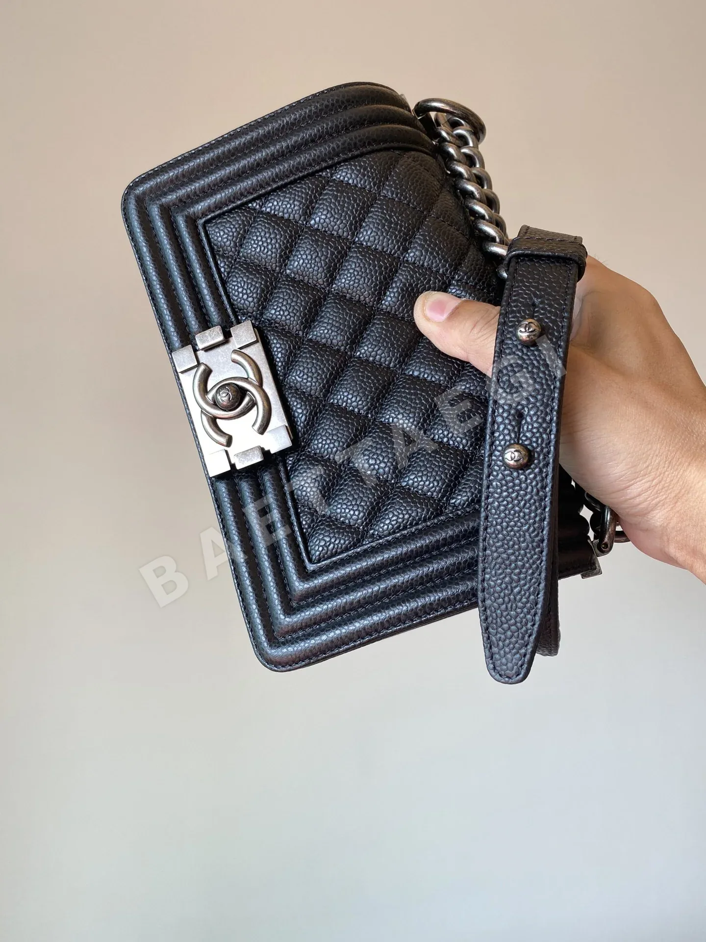 샤넬 르보이 스몰 캐비어 가방 35957