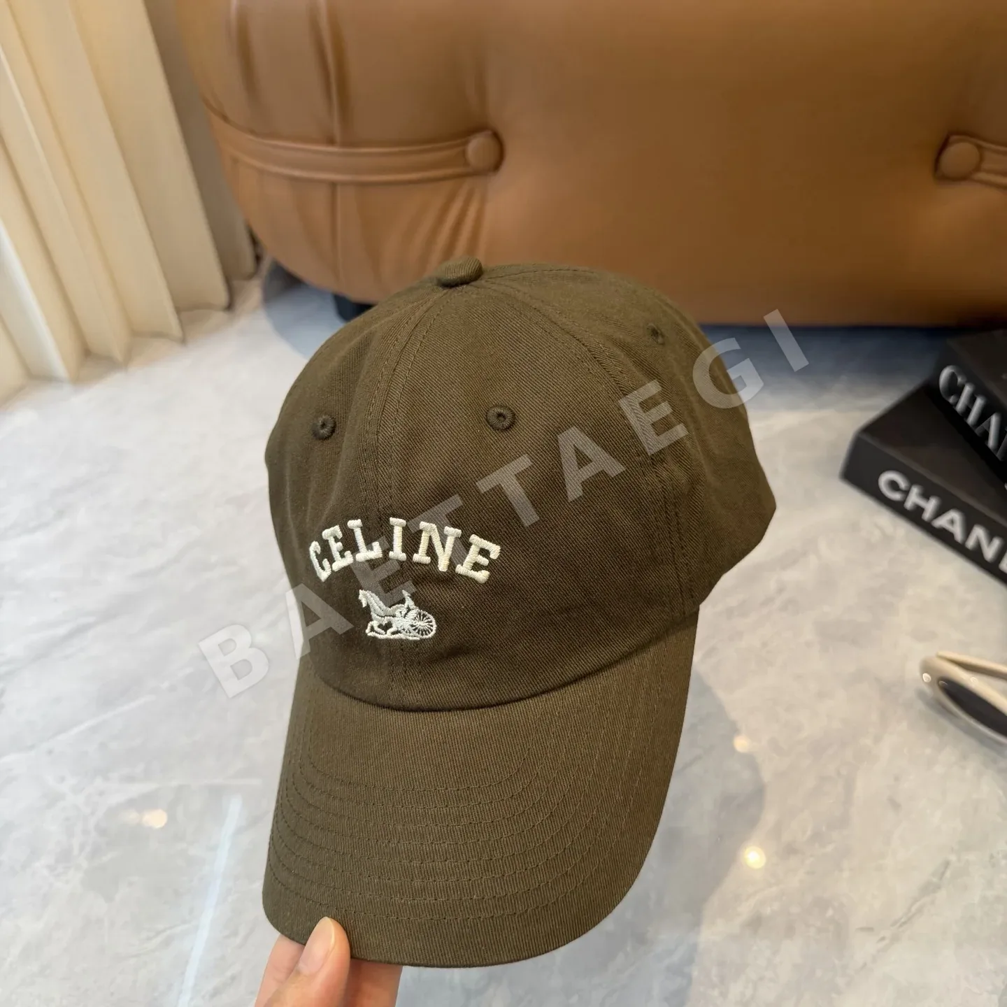 셀린느 레터 포인트 베이스볼 캡 상세 이미지 2