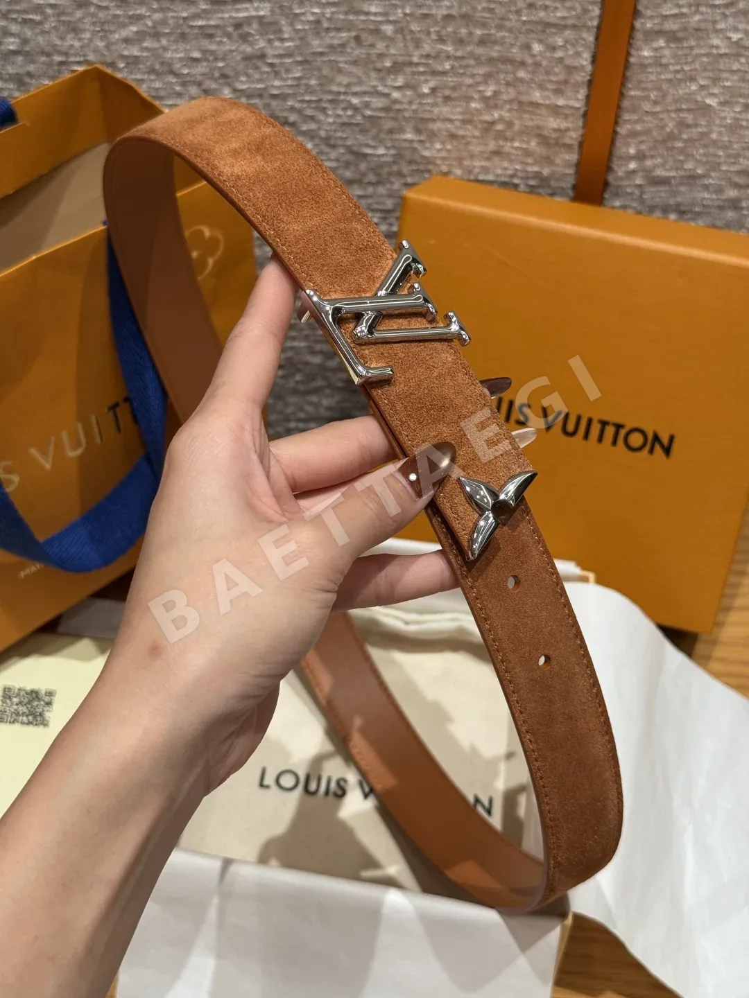 루이비통 리버시블 모노그램 버클 벨트 상세 이미지 3