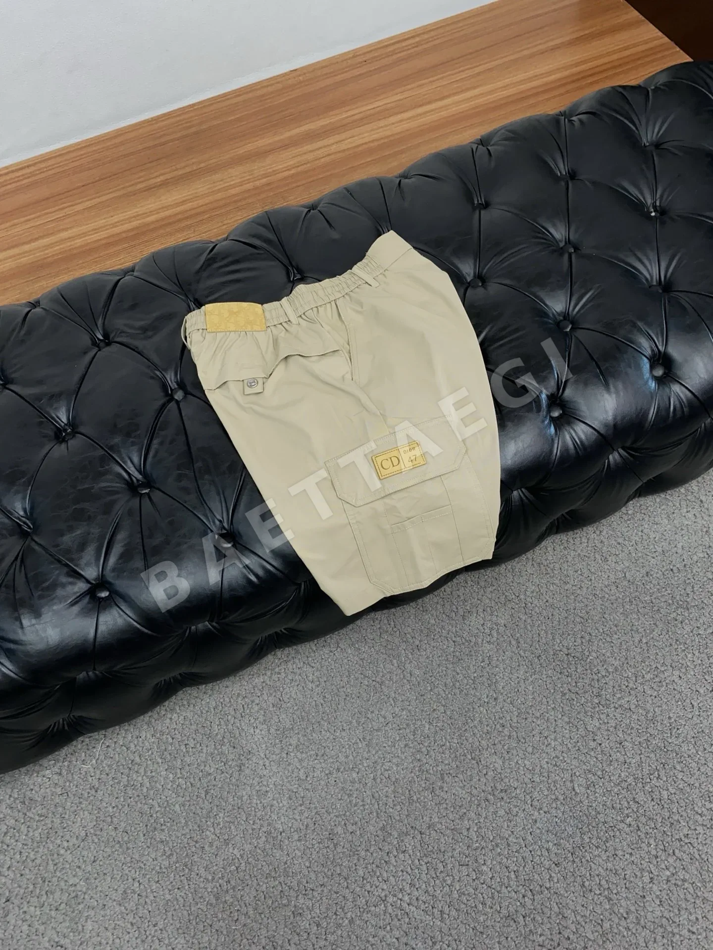 디올 코튼 캐주얼 남성 반바지 상세 이미지 8