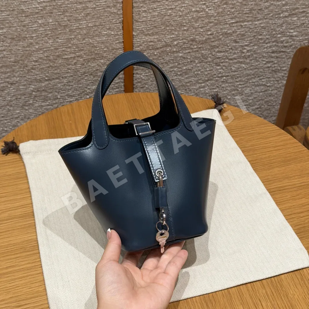 에르메스 피코탄 락 박스 가죽 가방 191691