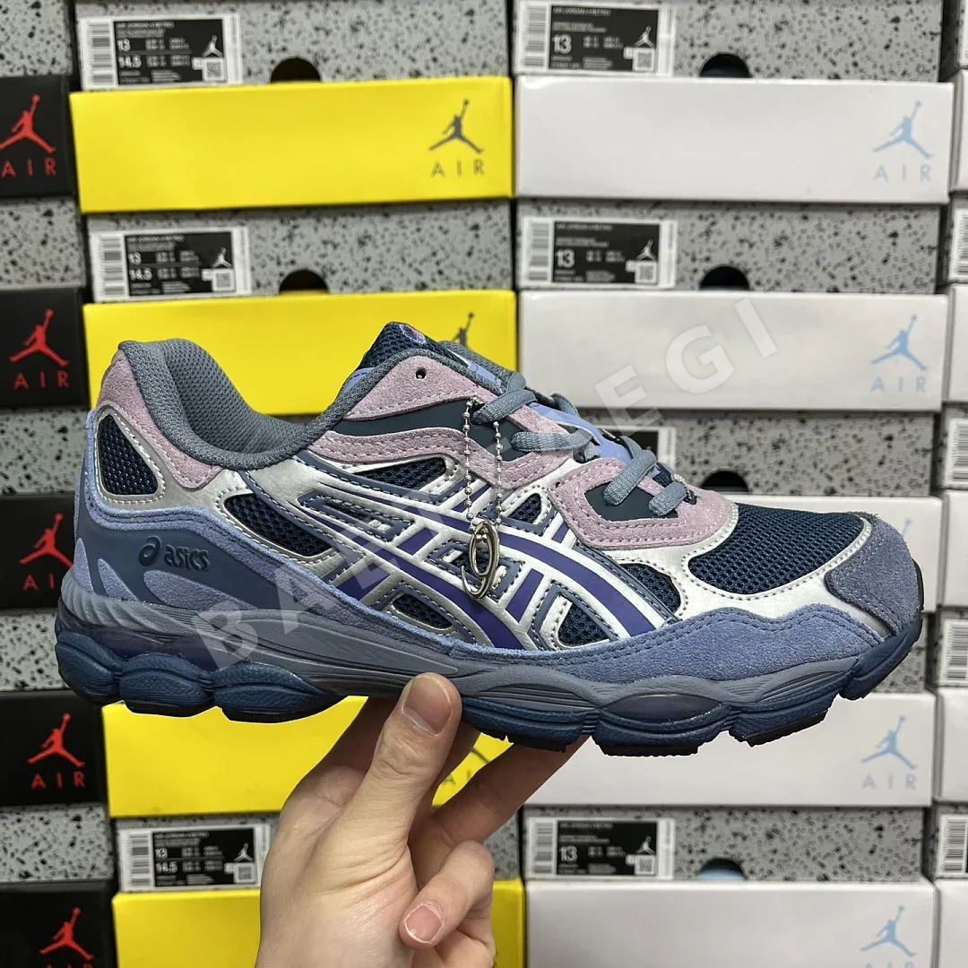 아식스 [GX] 젤 NYC 1203A785-400 200532 Asics Gel-NYC Blue Pink Silver 상세 이미지 3