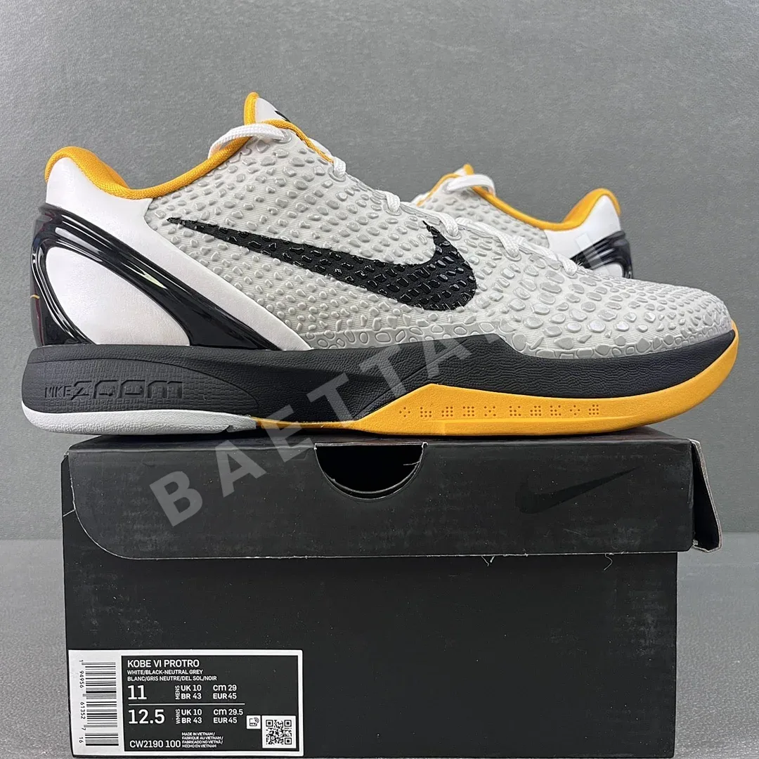 나이키 [S2] 코비 6 프로트로 CW2190-100 200946 Nike Kobe 6 Protro Playoff Pack White Del