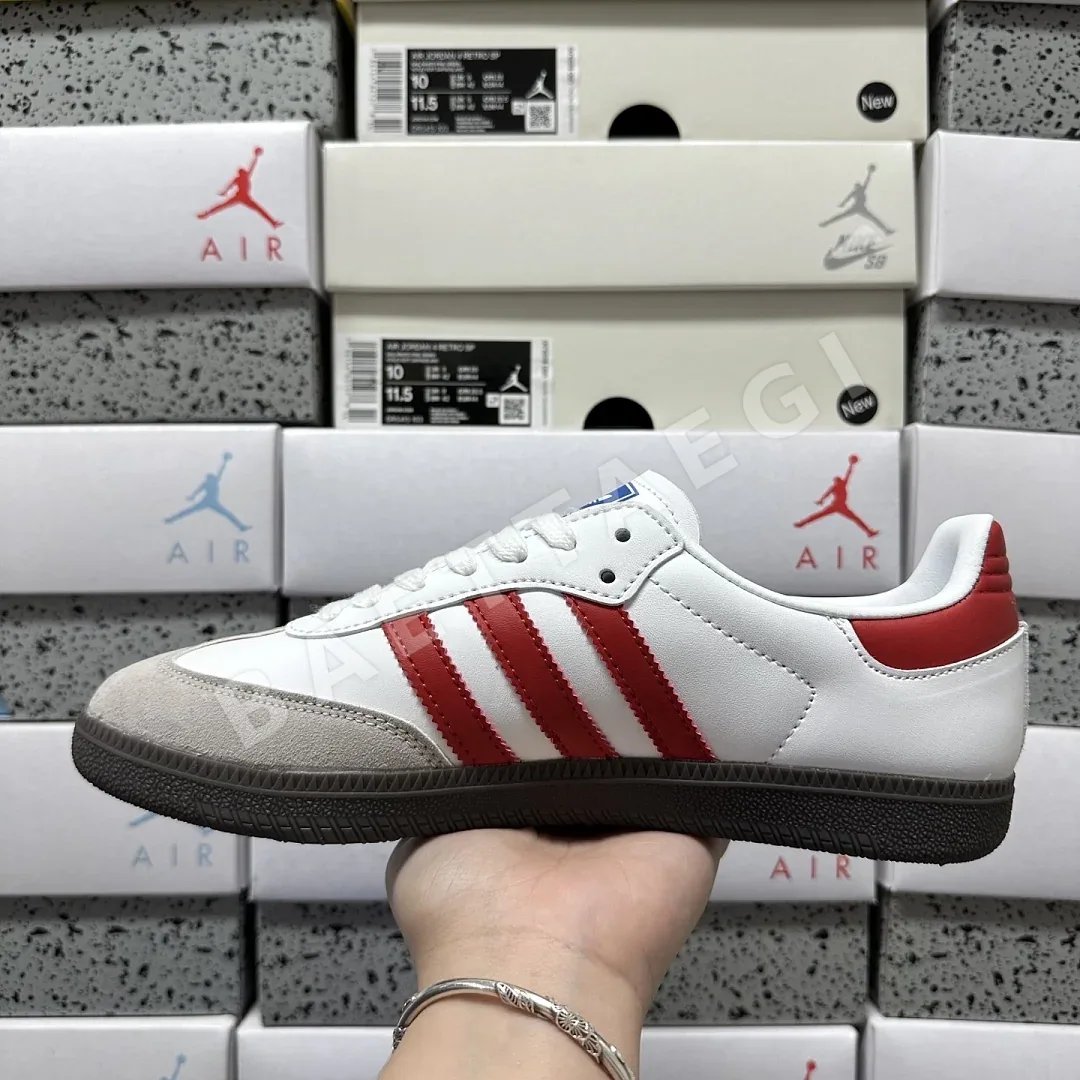 아디다스 [WZ] 삼바 OG IG1025 200689 Adidas Samba OG White Better Scarlet 상세 이미지 2