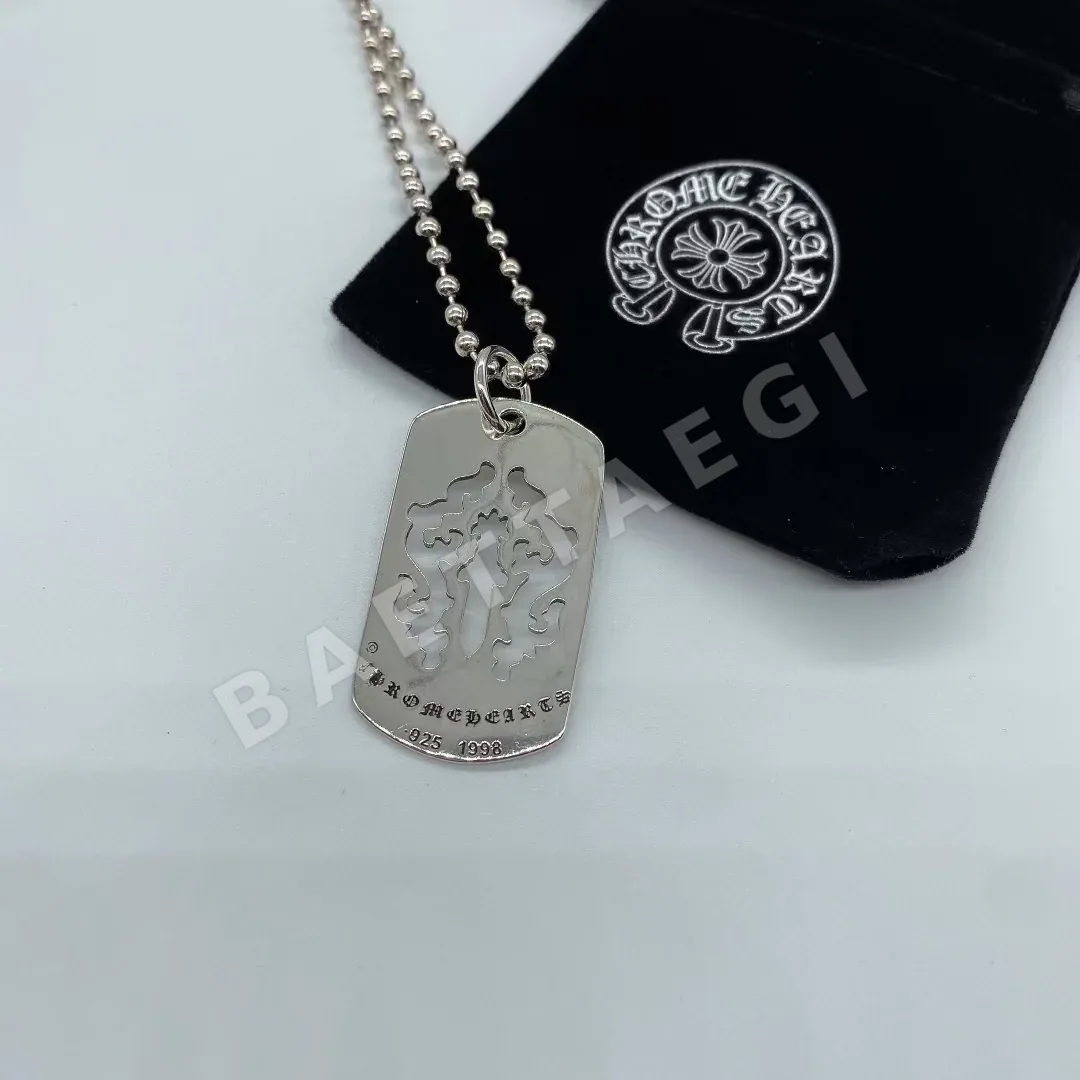 크롬하츠 크로스 엠보스 빈티지 목걸이 상세 이미지 4