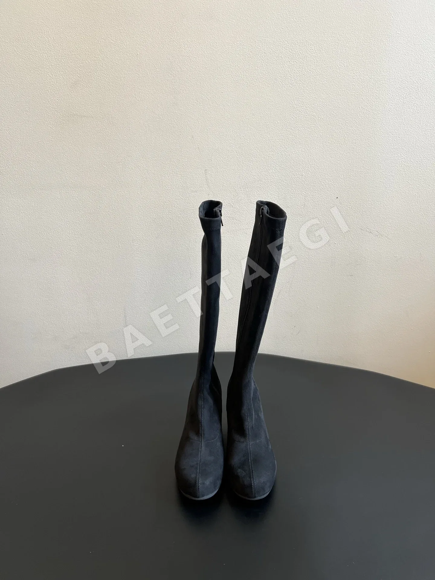 더로우 부츠 스웨이드 웨지힐 207467