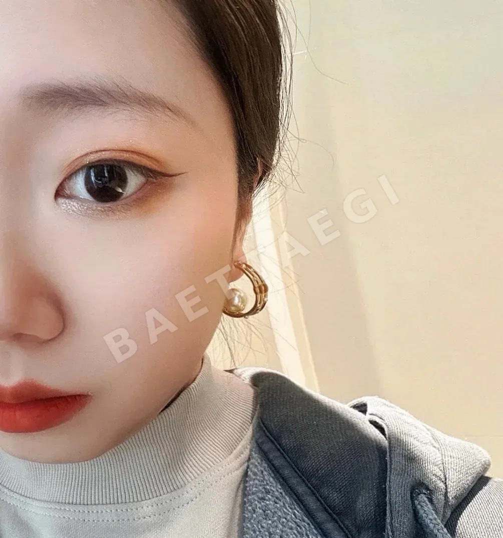 디올 D 오픈워크 비즈 귀걸이 상세 이미지 2