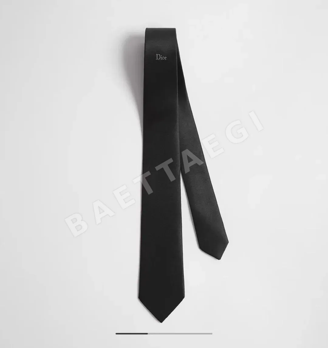 디올 로고 자카드 넥타이 89936