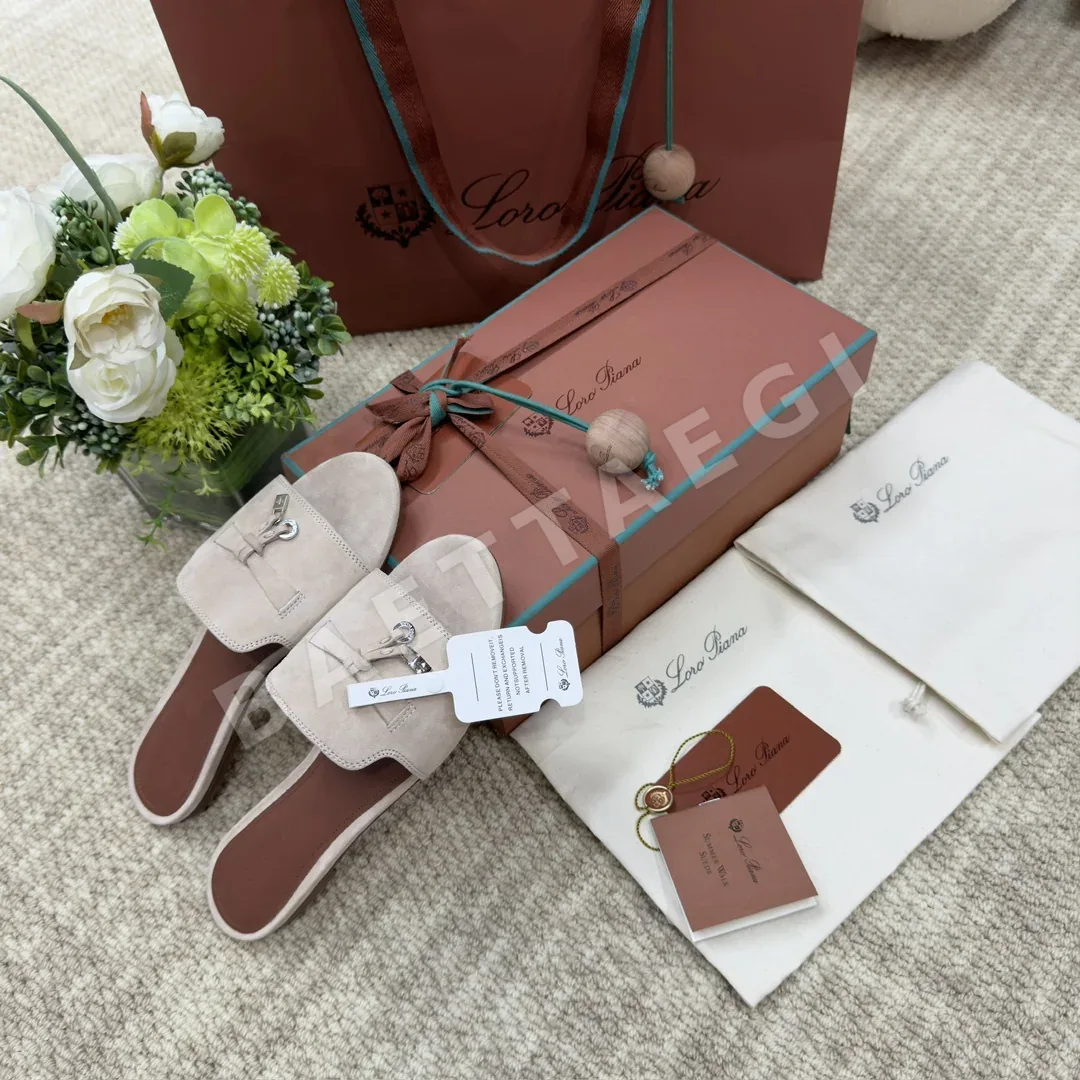 로로피아나 스웨이드 키드스킨 샌들 상세 이미지 2