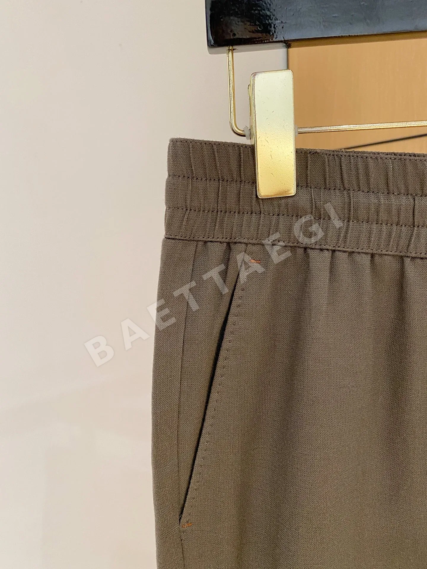 로로피아나 린넨 혼방 남성 바지 상세 이미지 4