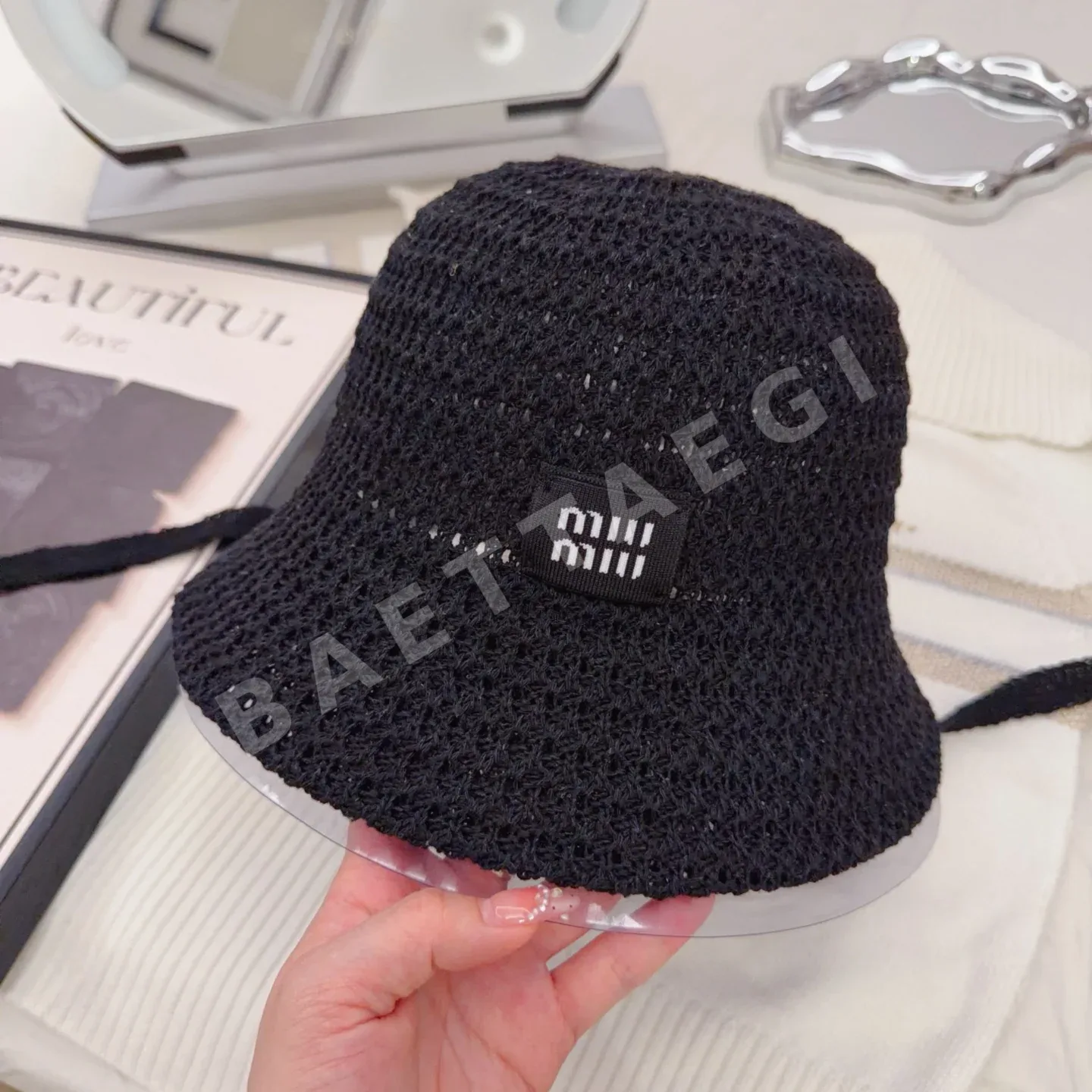 미우미우 모자 80854 Miu Miu Cap 상세 이미지 3
