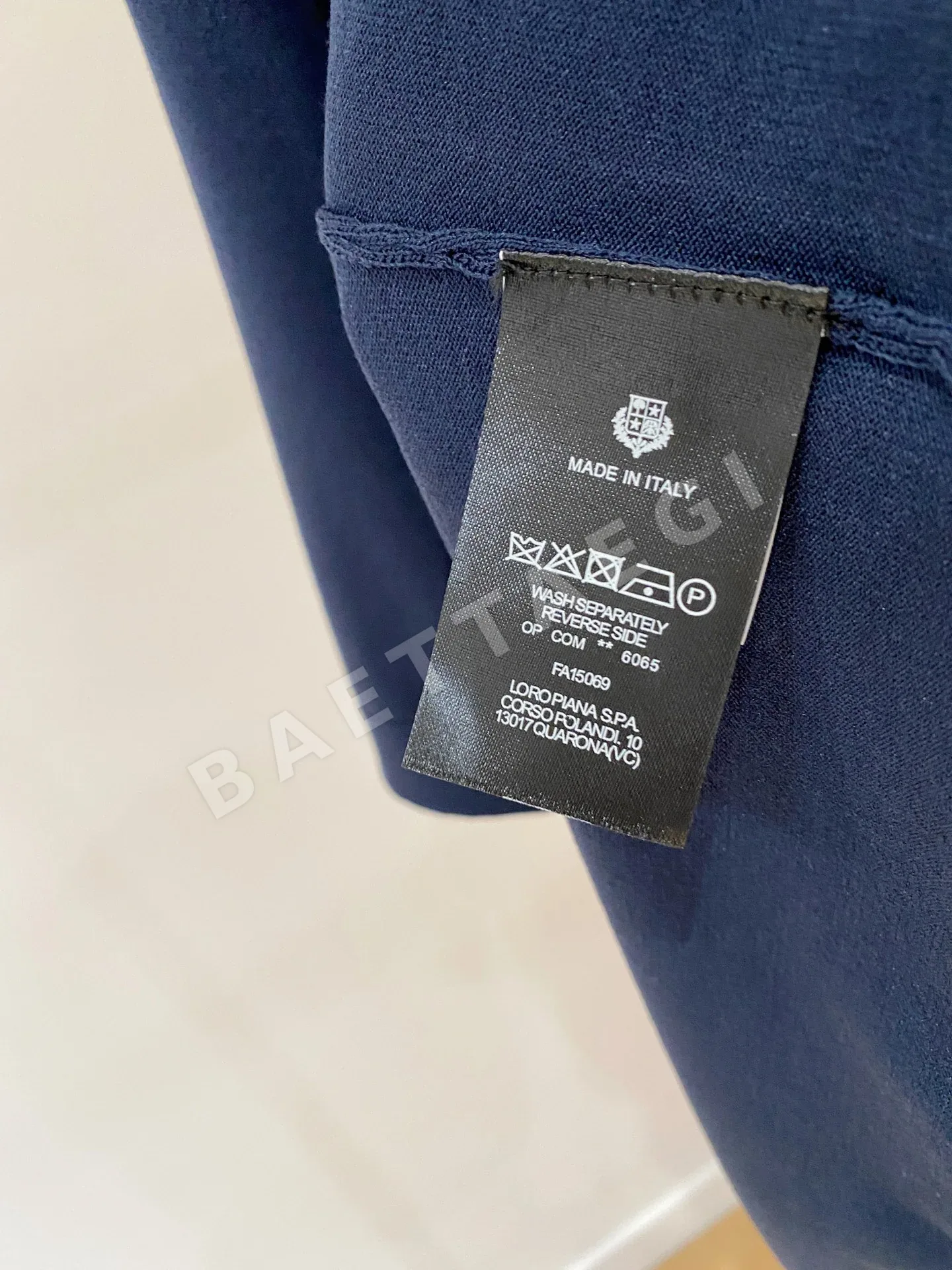 로로피아나 남성 린넨 반팔 티셔츠 상세 이미지 10