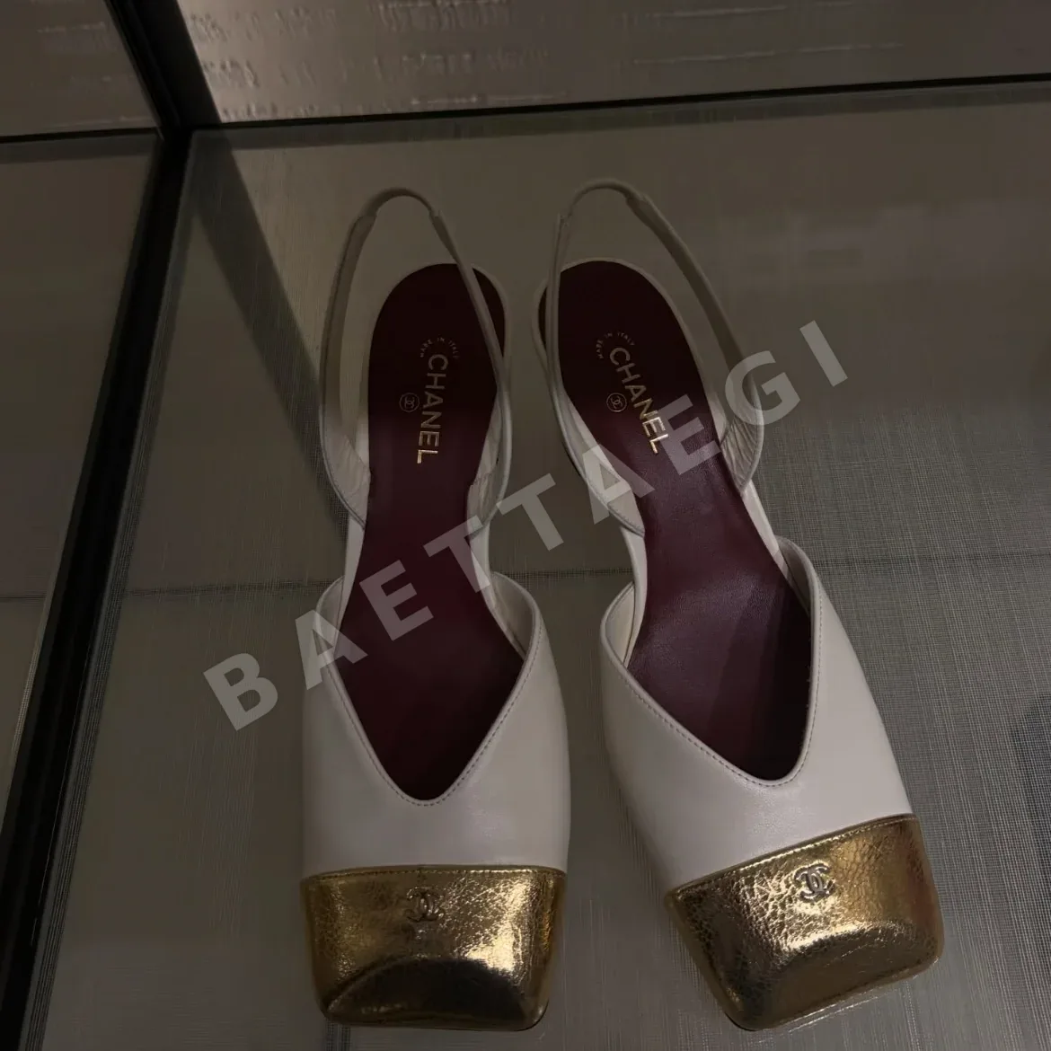 샤넬 힐 스퀘어 토 187017
