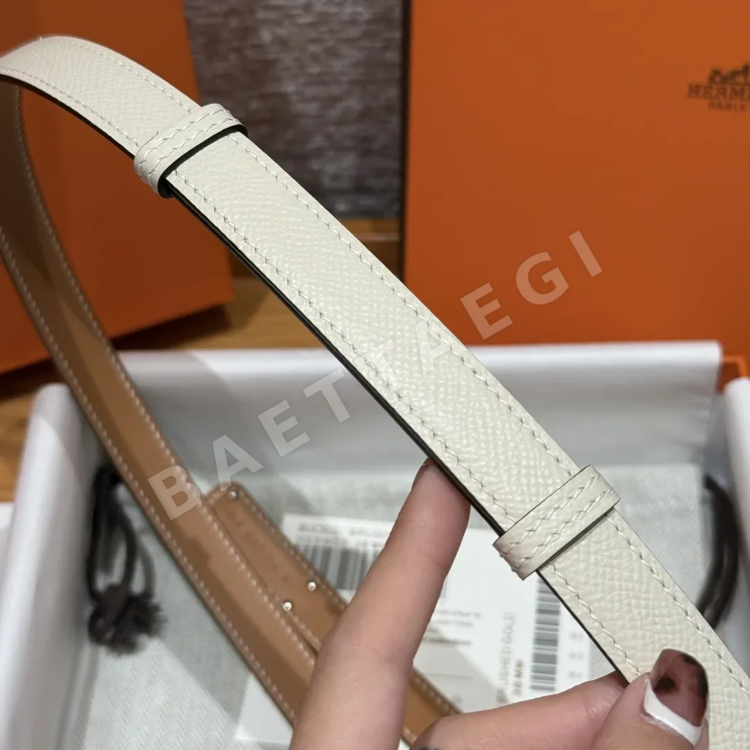 에르메스 켈리 버클 EPSOM 가죽 벨트 상세 이미지 8