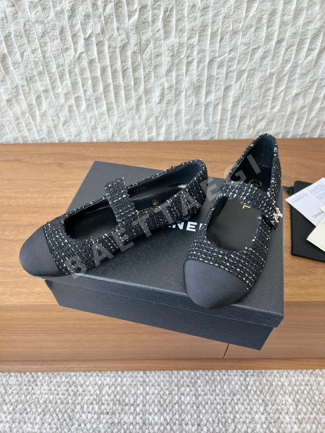 샤넬 더블 C 컬러 블록 메리제인 상세 이미지 3