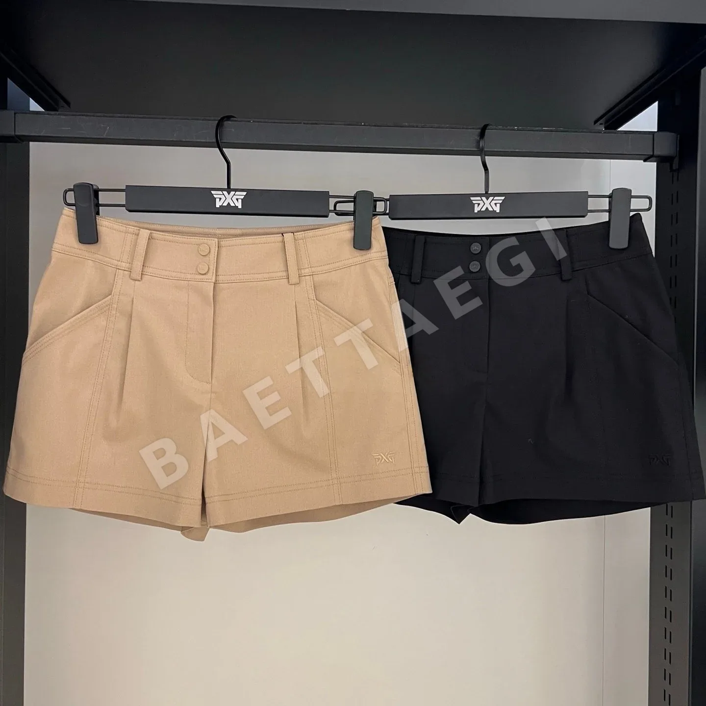 PXG 여성 여름용 캐주얼 반바지 153131