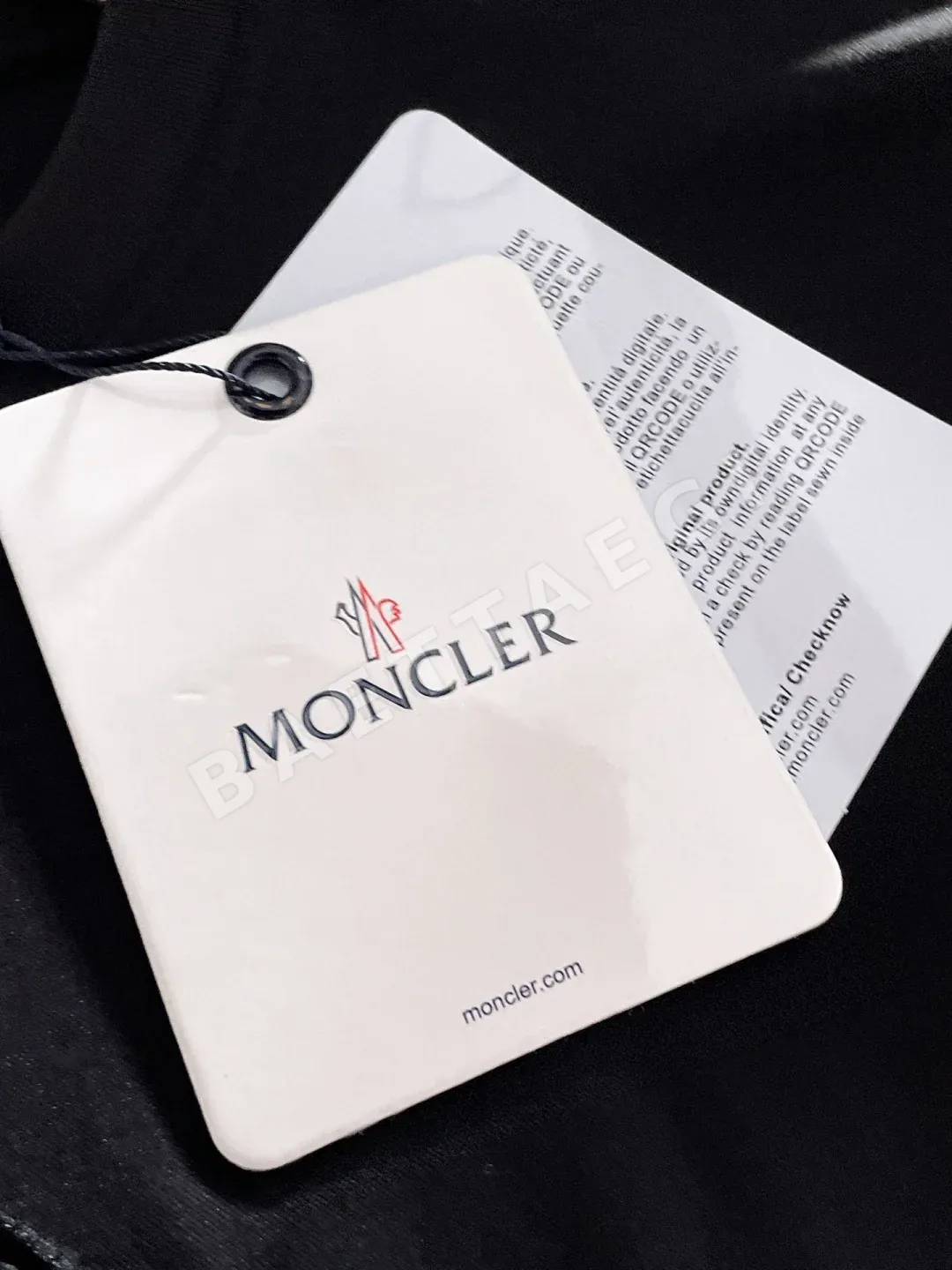 몽클레르 남성 슬림핏 크루넥 코튼 반팔 티셔츠 상세 이미지 7
