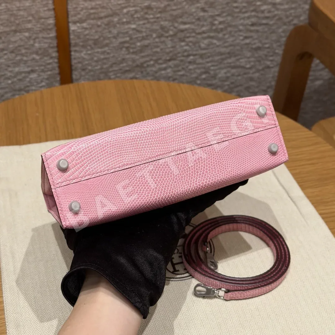 에르메스 켈리미니 2 도마뱀 가죽 가방 상세 이미지 5