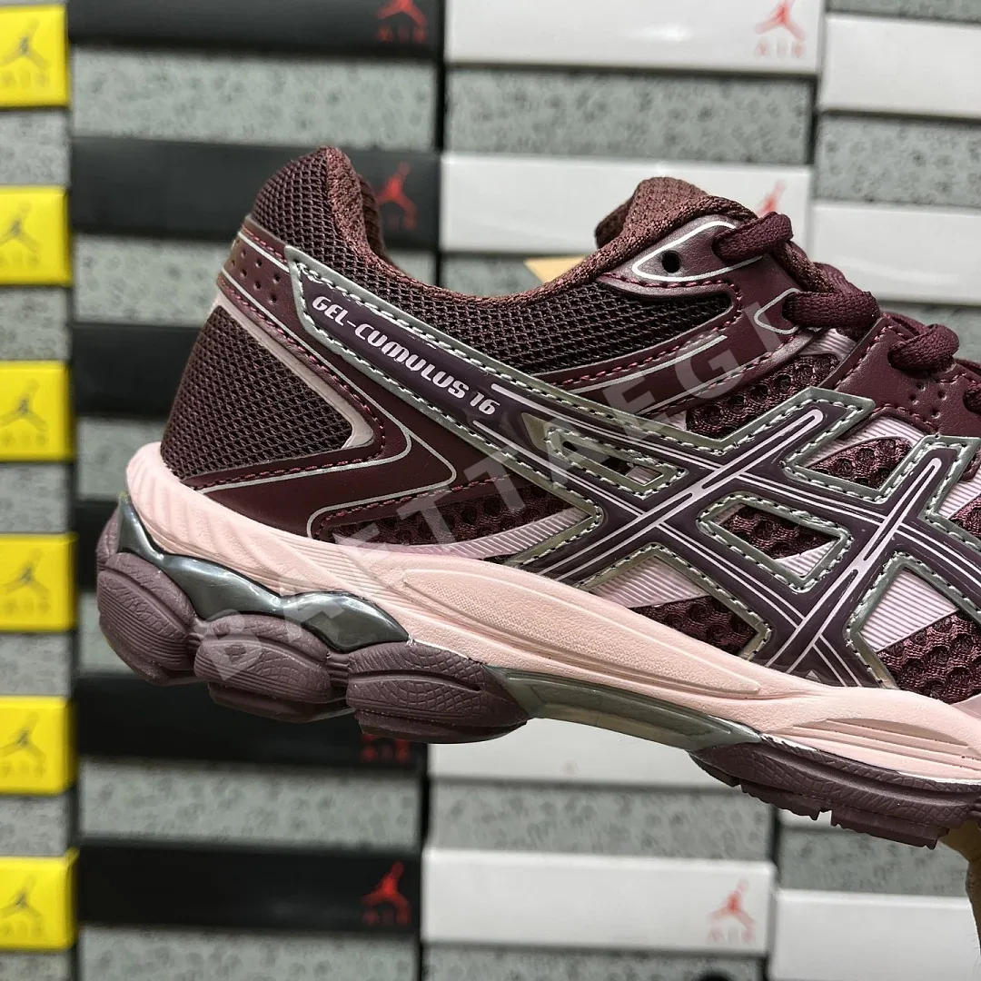 아식스 [WZ] 젤 큐뮬러스 16 1203A733-600 200404 Asics Gel-Cumulus 16 Burgundy Pink 상세 이미지 4