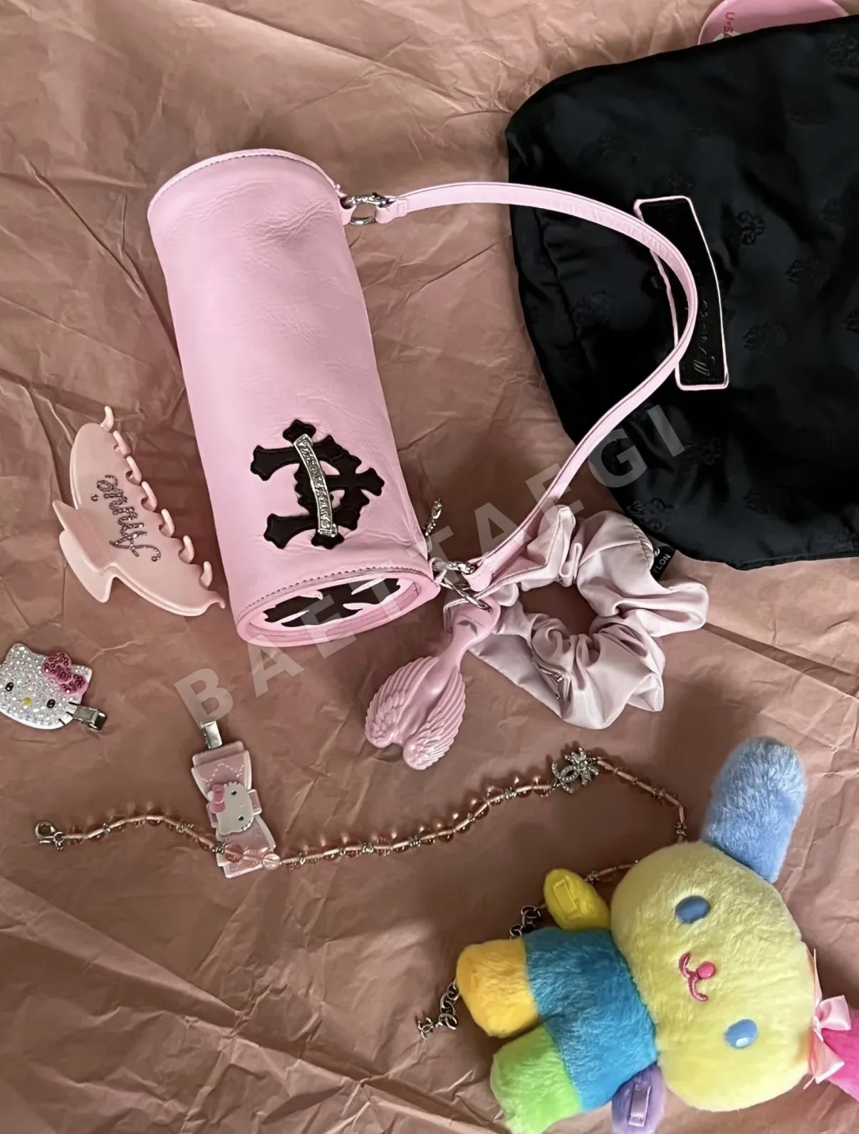 크롬하츠 벚꽃 모양 초크 홀더 가방 상세 이미지 7