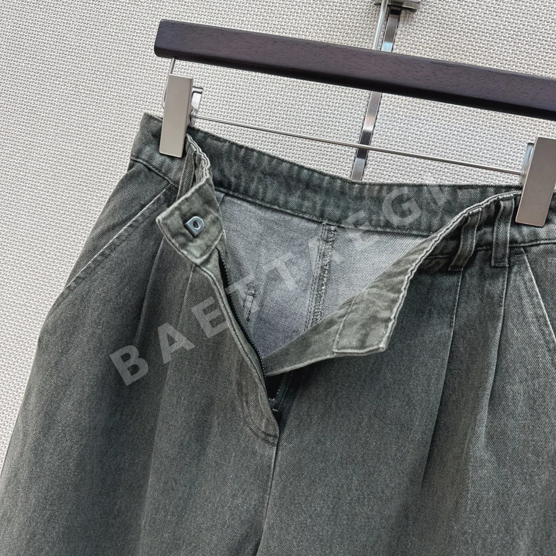 브루넬로쿠치넬리 레트로 워시 스트레이트 레그 여성 바지 상세 이미지 6