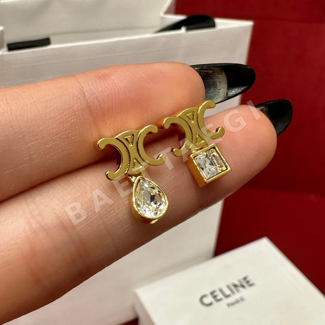 셀린느 트리온프 트윙클 비대칭 귀걸이 178323
