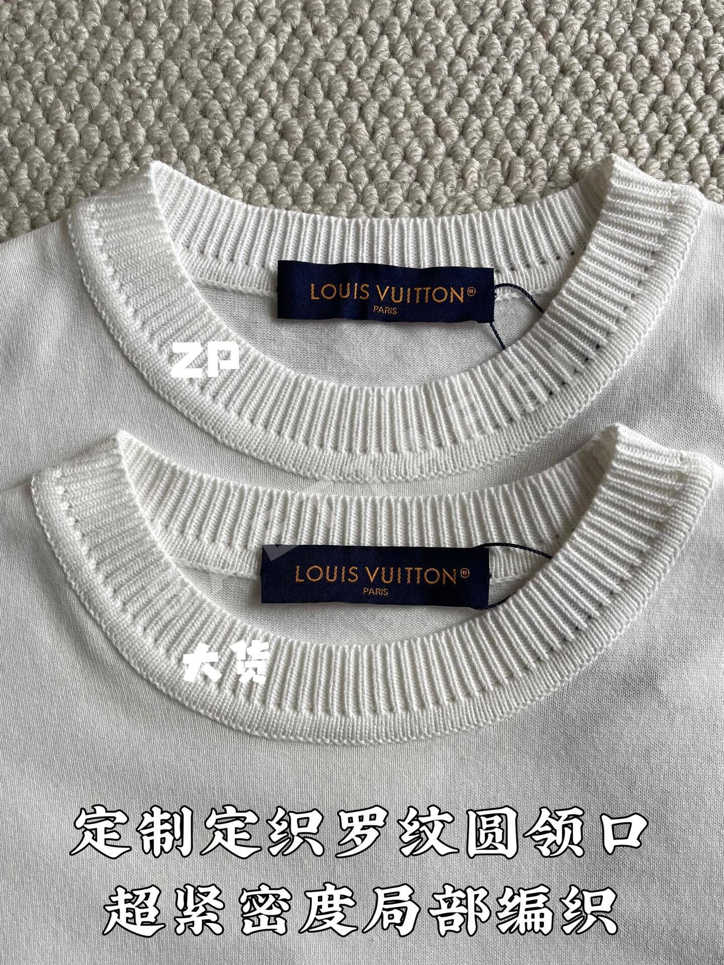 루이비통 면 여성 반팔 티셔츠 상세 이미지 5