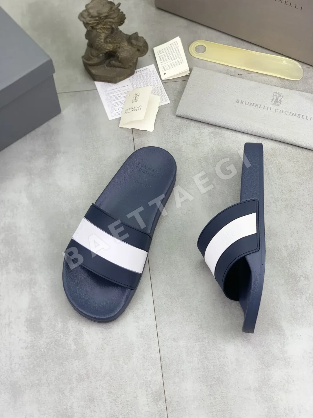 브루넬로쿠치넬리 남성 캐주얼 슬리퍼 상세 이미지 3