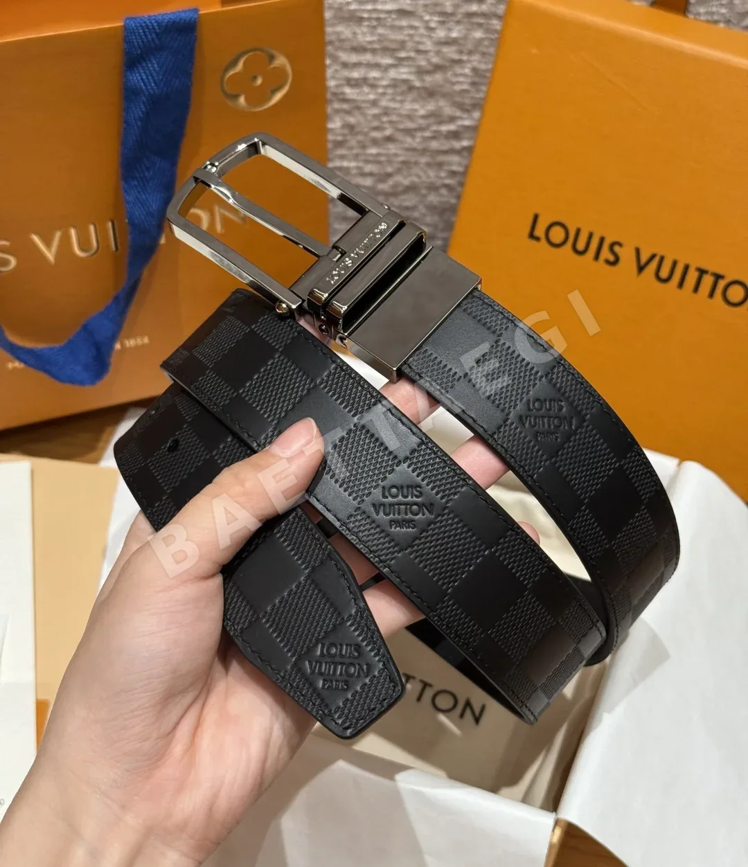 루이비통 JD350 슬렌더 35mm 양면 벨트 상세 이미지 2