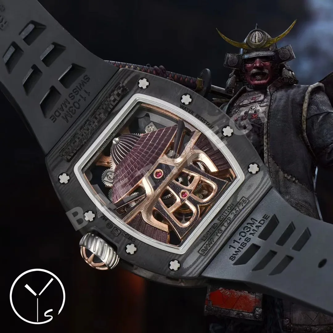리차드밀 RM47 블랙 그레이 투르비용 세라믹 남성 시계 레플리카 44996 Richard Mille 상세 이미지 7