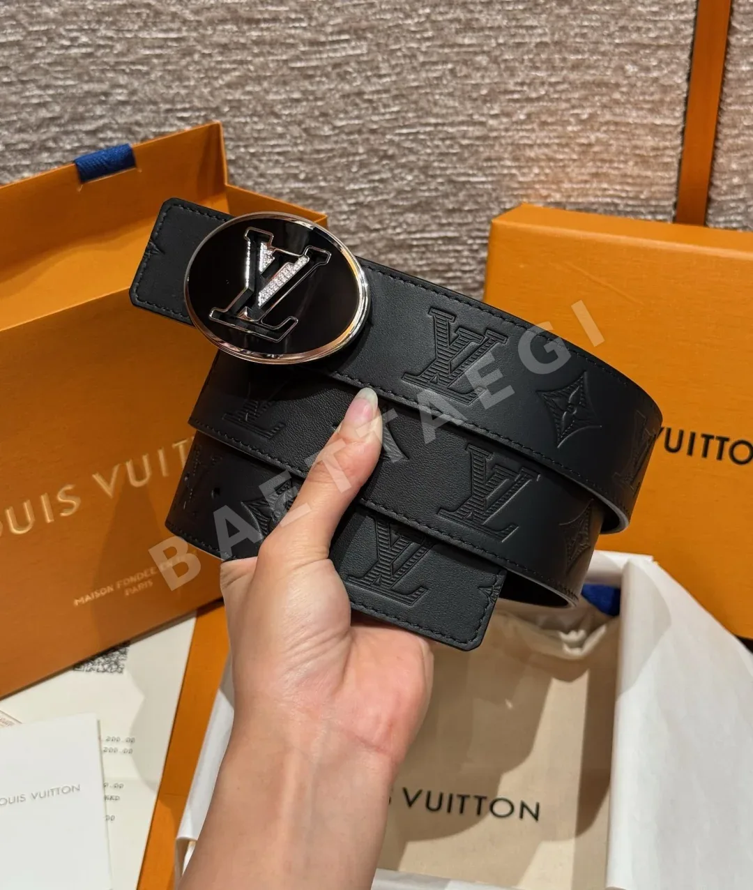 루이비통 샤도우 40mm 양면 벨트 상세 이미지 2