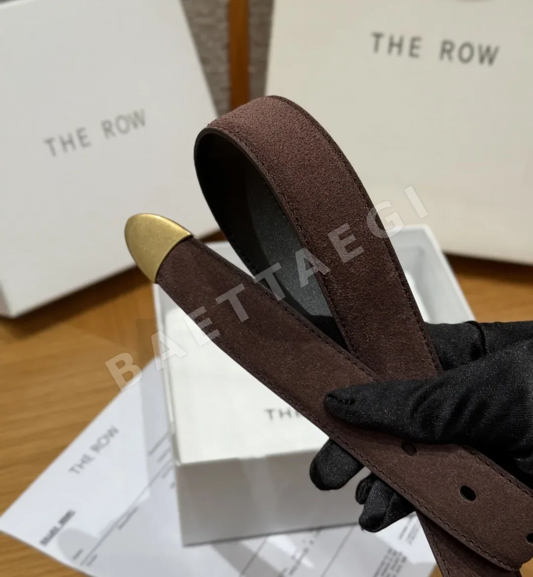 더로우 클래식 더블 링 레더 벨트 30mm 상세 이미지 4