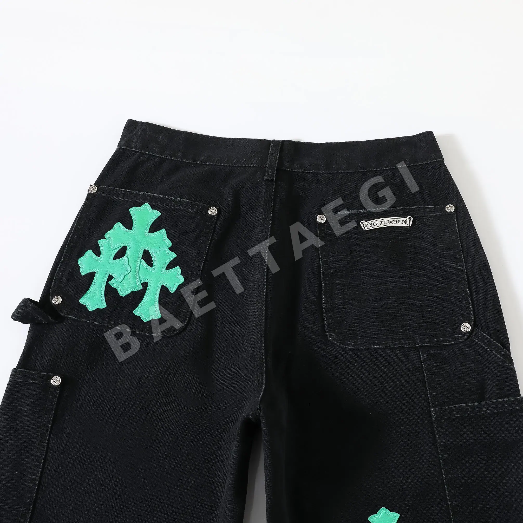 크롬하츠 손상 가공 워크 팬츠 남성 바지 상세 이미지 6