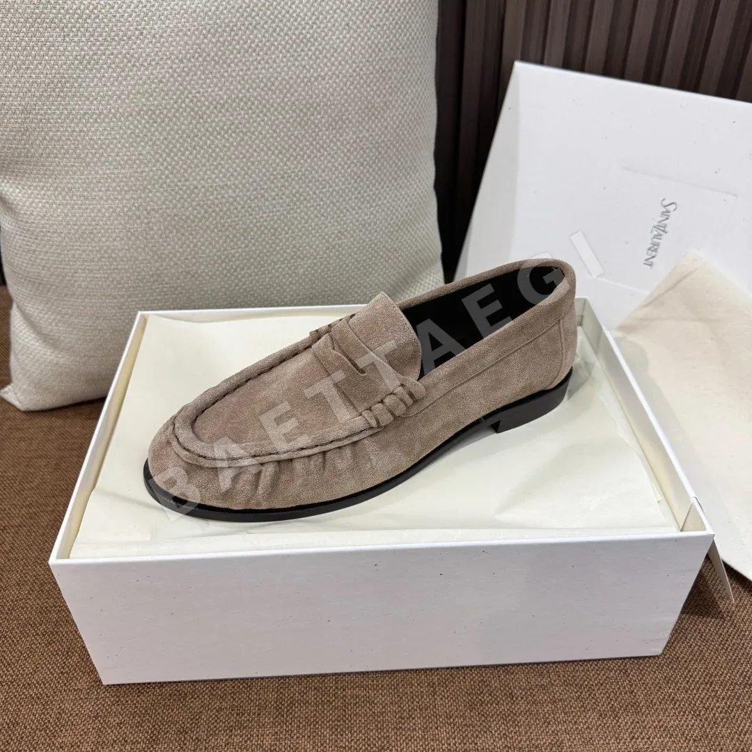 생로랑 로퍼 램스킨 YSL 로고 상세 이미지 6