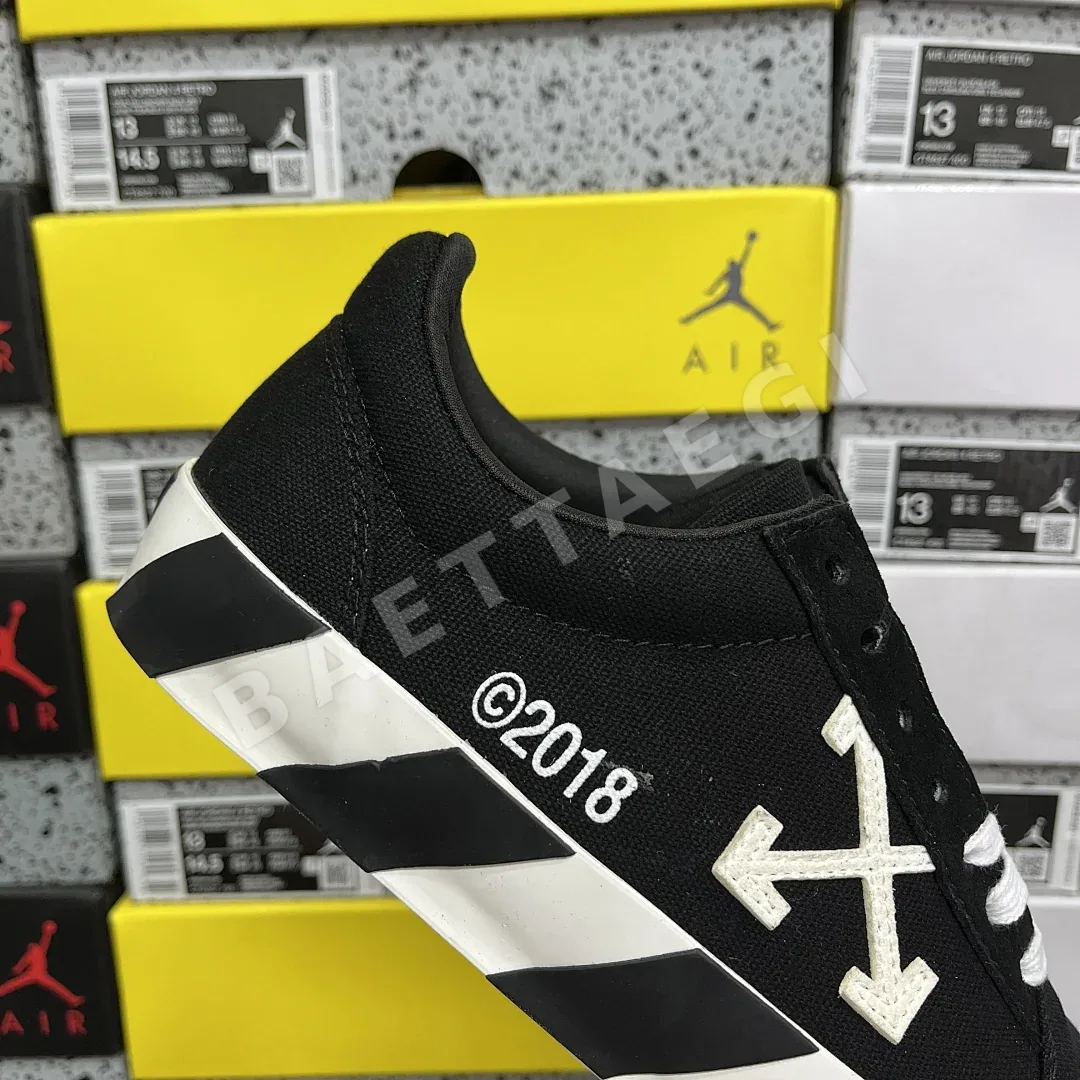 오프화이트 아블로 벌크 로우 202397 Off White Abloh Vulc Low Top Black 상세 이미지 8
