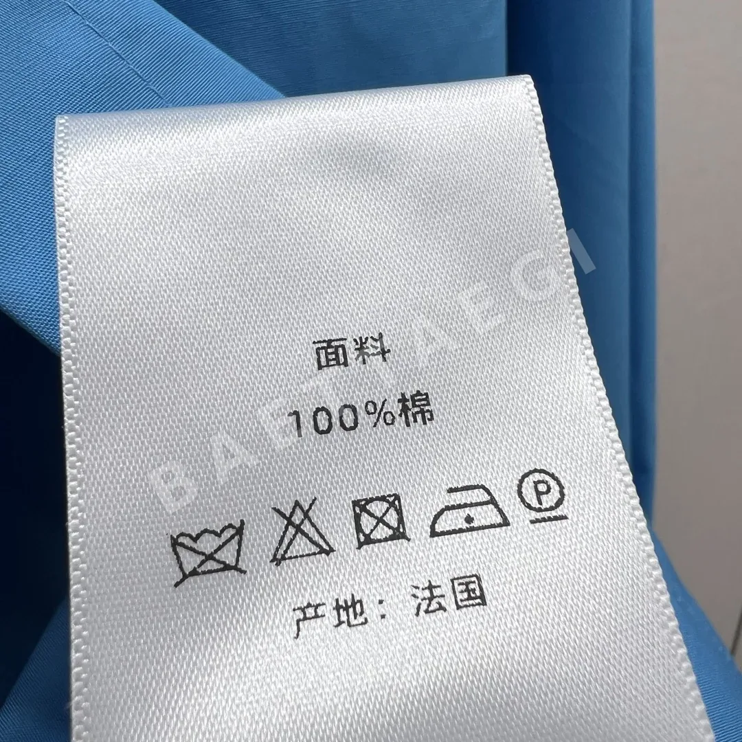 디올 꿀벌 자수 코튼 오버핏 셔츠 626 상세 이미지 8