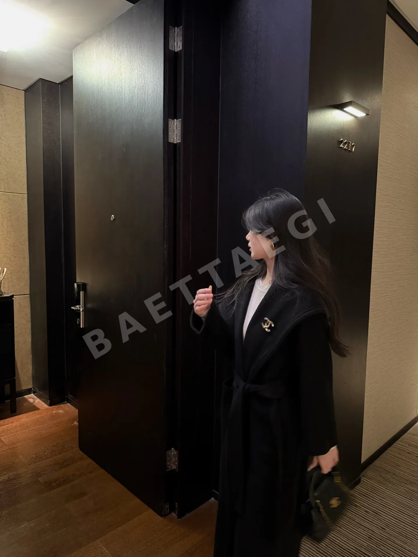 샤넬 후드 카시미어 여성 자켓 상세 이미지 8