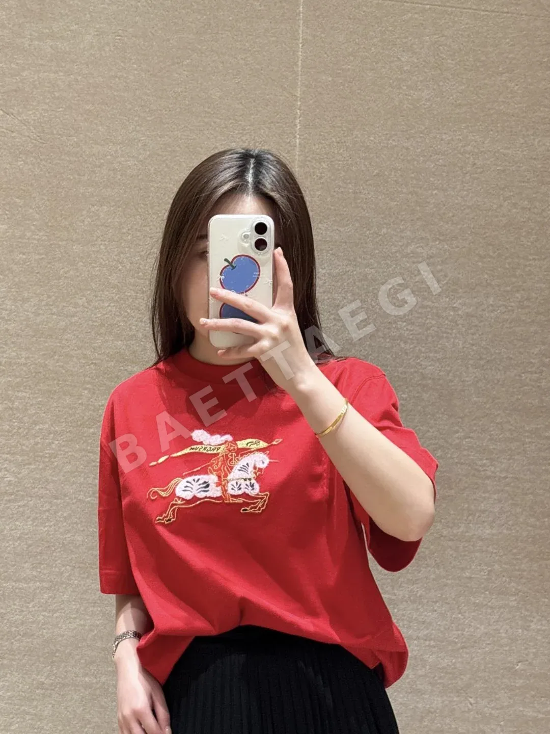 버버리 플리스 크루넥 반팔 상세 이미지 39